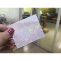 Custom laser security packaging transparent holographic label 3D hologram sticker